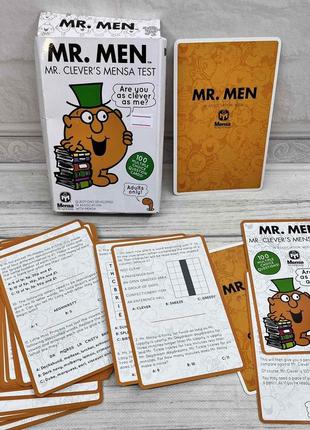 Настольная игра игра mr. men mr. clever s mensa test