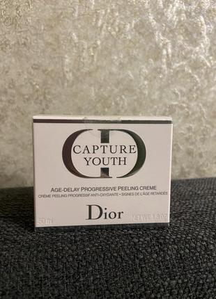 Крем-пілінг для обличчя dior capture youth age-delay progressive peeling creme2 фото