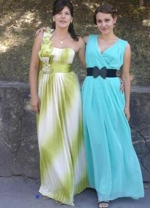 Вечірнє шифонове плаття
