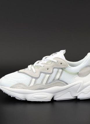 Женские кроссовки adidas ozweego white beige 36-37-38-39-405 фото