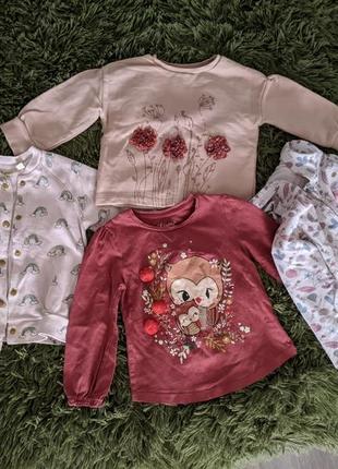 Кофтинки для дівчинки на 1 -2 роки