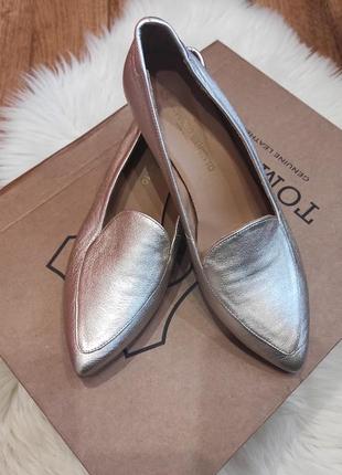 Лрферы туфли балетки натуральная кожа италия оригинал antonio moretto (38 р)