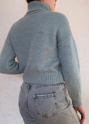 Голубой свитер primark2 фото