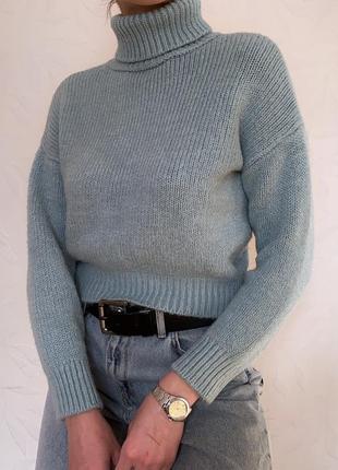 Голубой свитер primark4 фото