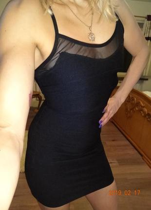 Черное  платье missguided-s