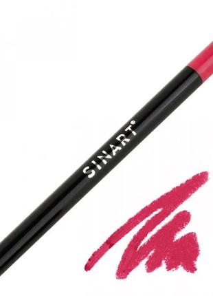 Матовый водостойкий карандаш для губ liplinerpro от sinart 041 фото