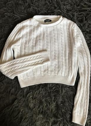Пуловер белый tally weijl1 фото