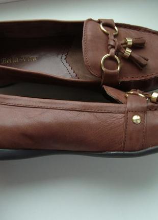 Туфли лоферы кожа bella-vita2 фото