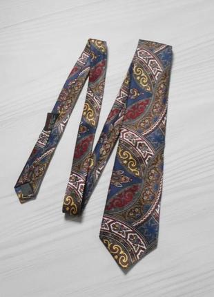 Ексклюзивна дизайнерська розкішна шовкова краватка італійка gianfranco ferre3 фото