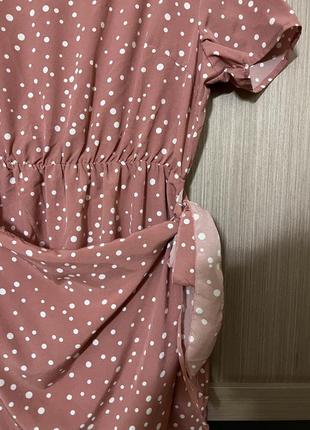 Платье в горошек shein