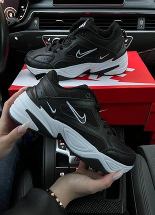 Женские кроссовки nike m2k tekno black white