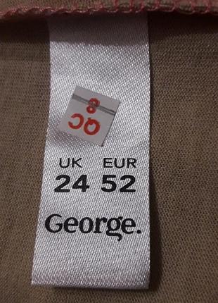 Брендовая новая стильная футболка майка топ 35% вискоза р.24 от george3 фото