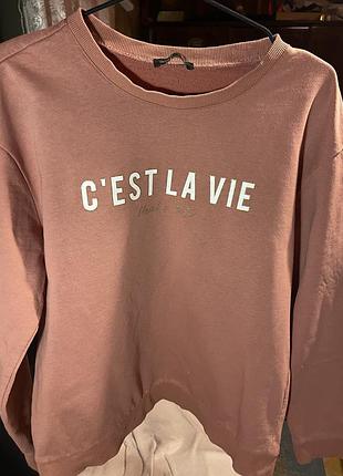 Свитшот женский бордовый. l