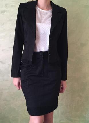 Костюм, спідниця, жакет, піджак, розмір s