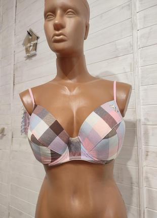 Красивый натуральный бюстик 80-90  d  snoopy с съемным пушапом