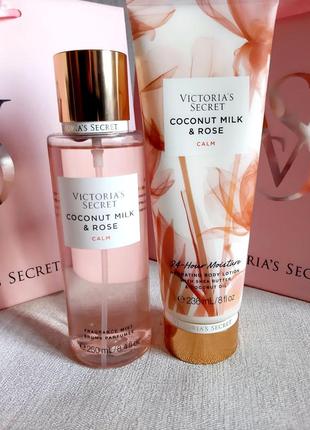 Мист лосьон victoria's secret набор victoria's secret  набор для тела victoria’s secret coconut milk & rose