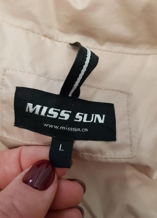 Теплый удлиненный пуховик miss sun7 фото