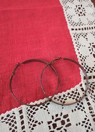 Серьги кольца