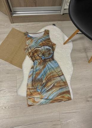 Платтячко в актуальний принт від shein