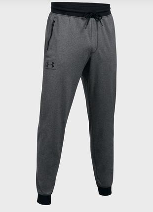 Under armour мужские серые спортивные штаны sportstyle tricot jogger4 фото