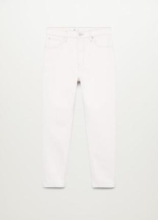 Білі джинси мом mango mom fit розмір 346 фото