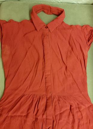 Сарафан плаття з відкритою спиною голою стильне оригінвльне сукня приталена яскрава літо4 фото