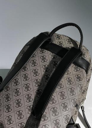 Жіночий стильний сірий рюкзак з широкими лямками guess🆕 рюкзак з карманом9 фото