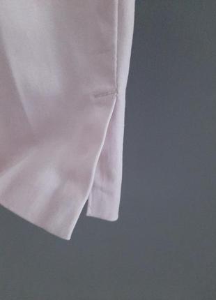 Лаконічні брюки slim  в ніжно рожевому_# 4514 фото