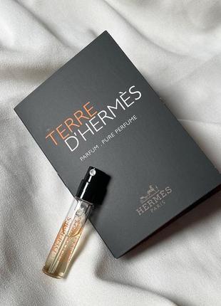 Чоловіча парфумована вода hermès terre d’hermès pure perfume