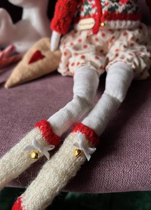 Лялька текстильна/ тільда , новорічні різдвяні подарунки2 фото