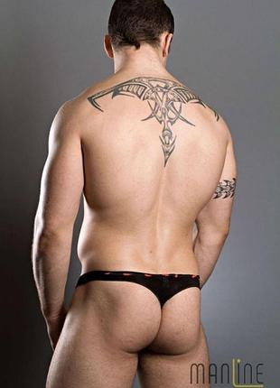 Стрінги зі сріблястим напиленням,  розмір medium