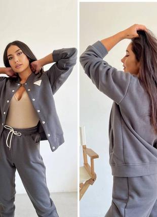 Женский прогулочный теплый костюм 6 цветов