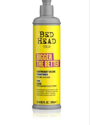 Tigi bed head bigger the better conditioner кондиціонер для максимального об'єму волосся з кокосовою олійкою