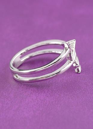 Брендовая ювелирная бижутерия xuping jewelry ! новое колечко с фианитами6 фото