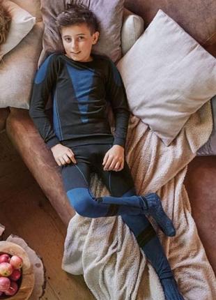 8-10лет функциональное термобелье детское зональное бесшовное комплект thermal