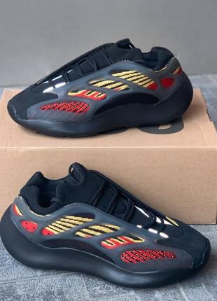 Кросівки adidas yeezy 700 v3 black/y/r azael