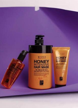 Інтенсивна поживна медова маска Glow Mask Pouch ri honey intensive hair mask