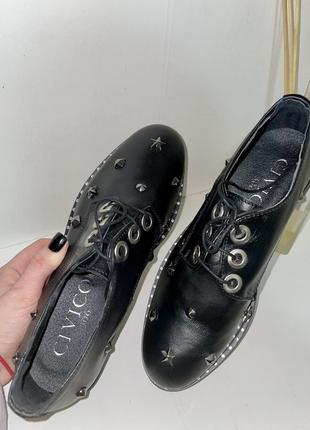 Туфли кожаные