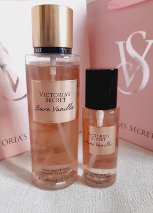 Спрей для тела мист  bare vanilla victoria's secret1 фото