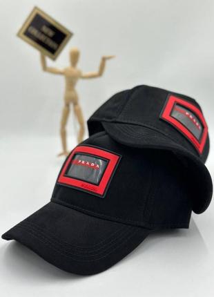 Кепка мужская / prada кепка мужская / мужские черные кепки prada1 фото