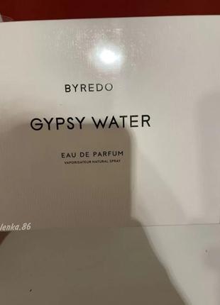 Парфюм распив унисекс gypsy water от byredo 🌿 пробник 2мл/3мл/5мл6 фото