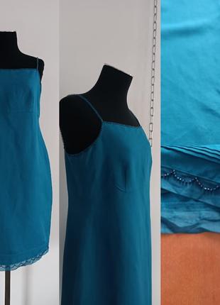 Платье на тонких бретелях с бельевом стиле, laura ashley, eur 38