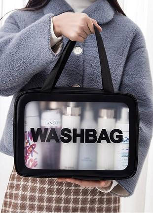 Водонепроникна косметичка washbag 21*31*12 см 3 кольори4 фото