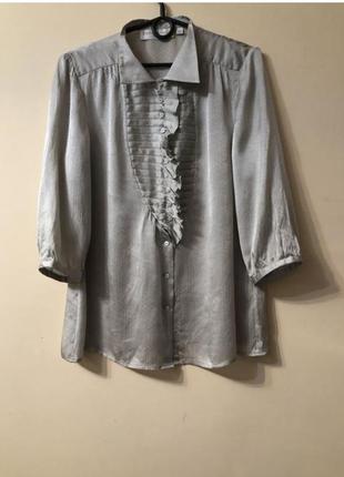 Шелковая дизайнерская блуза edina ronay1 фото