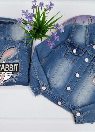 Стильна джинсова курточка для дівчинки