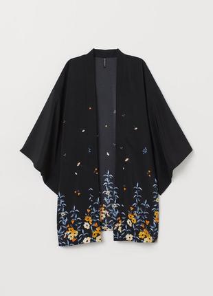 Кімоно хаорі з квітковим принтом