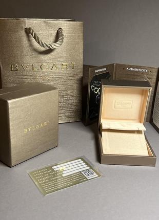 Коробочка бултарі для сережок подарунковий набір bulgari5 фото