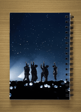 Блокнот musik kpop army bts бтс скетчбук sketchbook2 фото