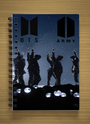 Блокнот musik kpop army bts бтс скетчбук sketchbook1 фото