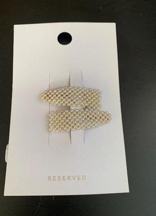 Шикарные заколки reserved оригинал